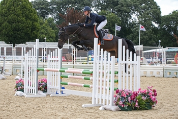Jessica Botham and Silent Whisper win the National 4 year old Championship Final